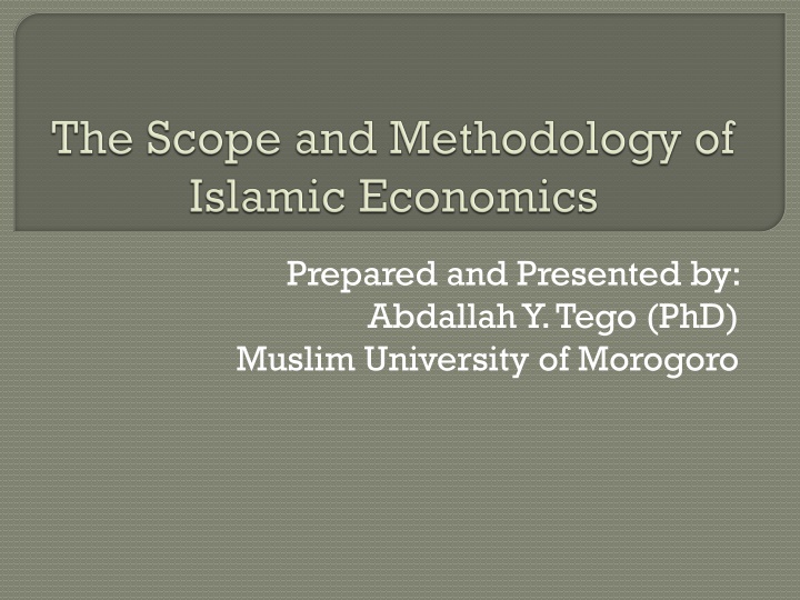 prepared and presented by abdallah y tego