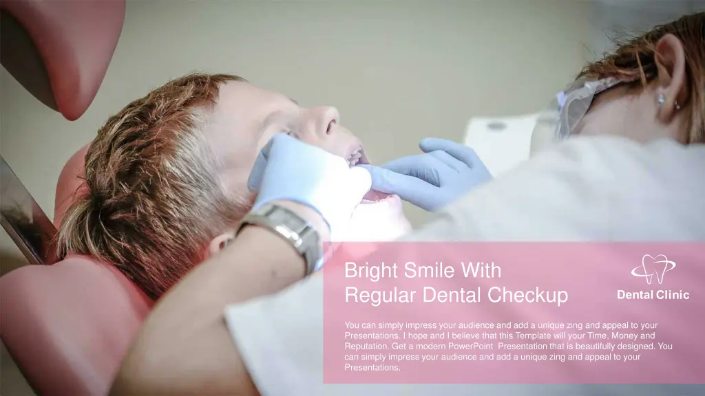 bright smile with regular dental checkup