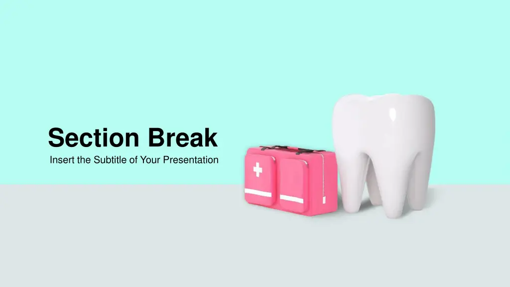 section break insert the subtitle of your