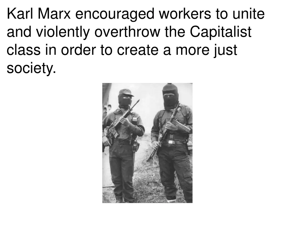 karl marx encouraged workers to unite