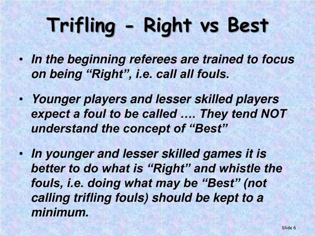 trifling right vs best 1