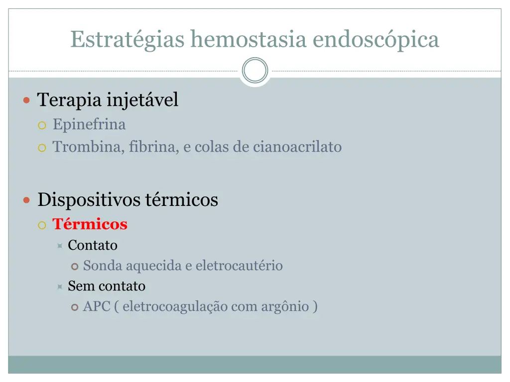 estrat gias hemostasia endosc pica