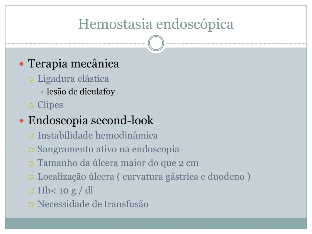 hemostasia endosc pica