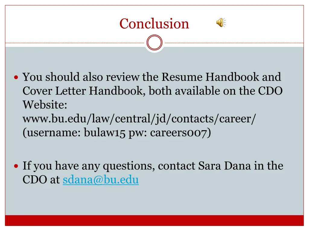 conclusion