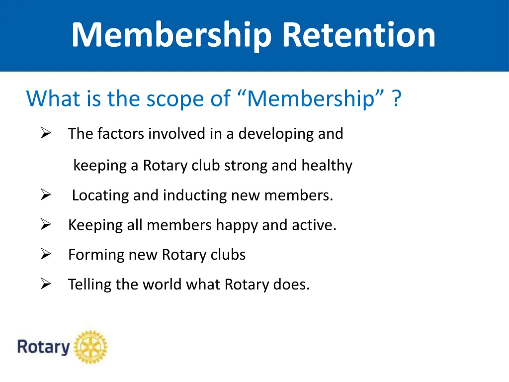 membership retention 1