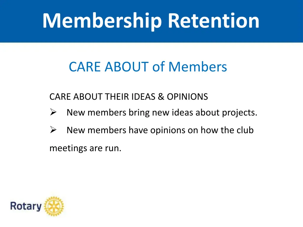 membership retention 10