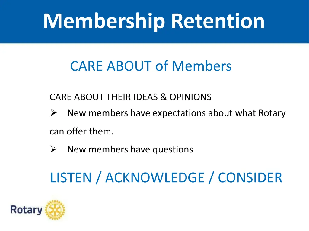 membership retention 11