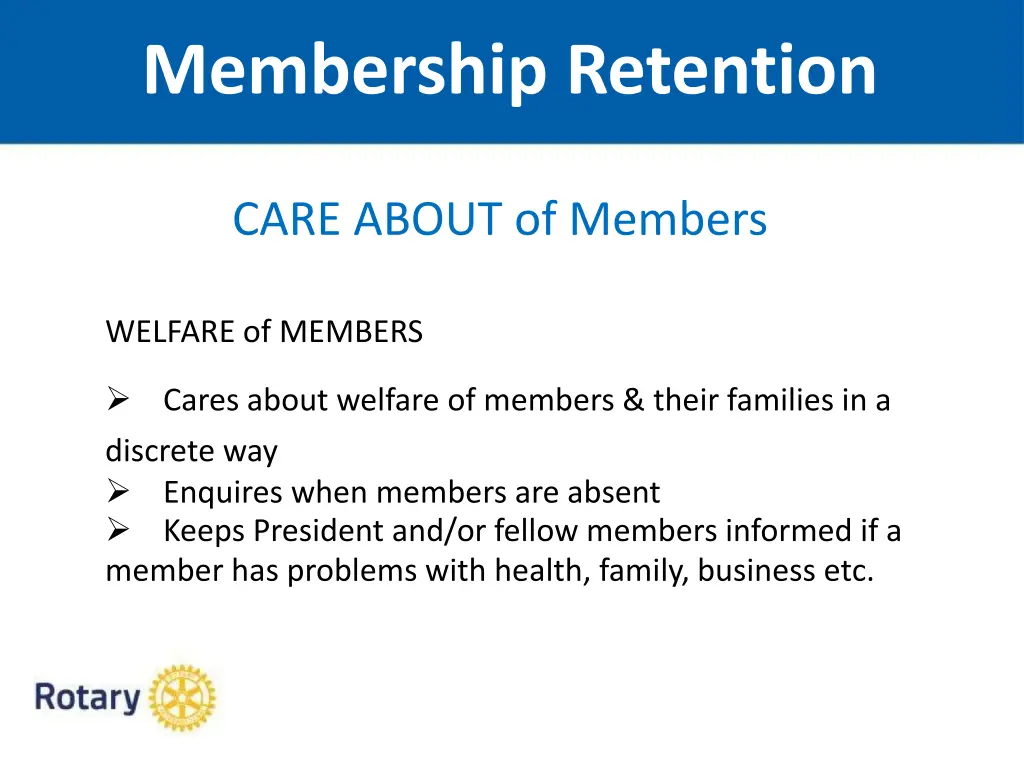 membership retention 13