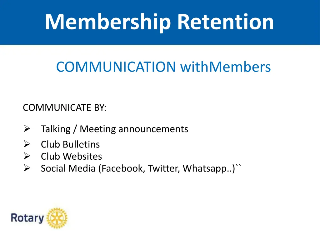 membership retention 16
