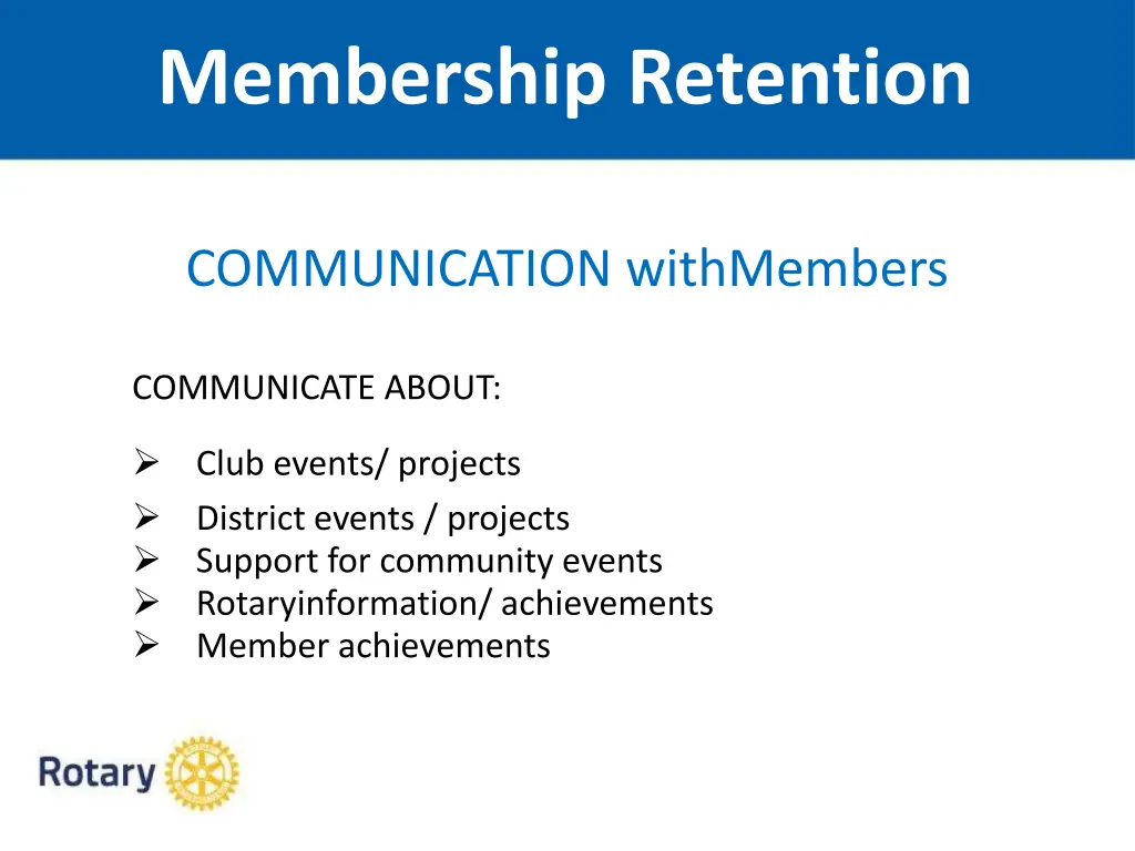 membership retention 17