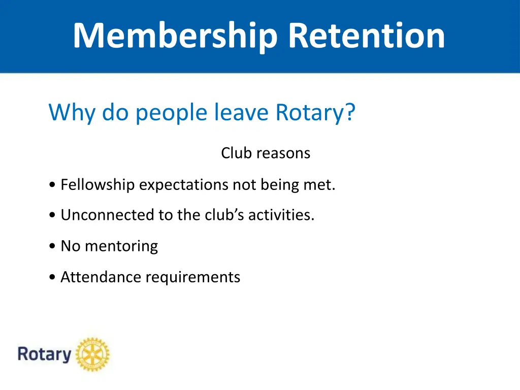 membership retention 5