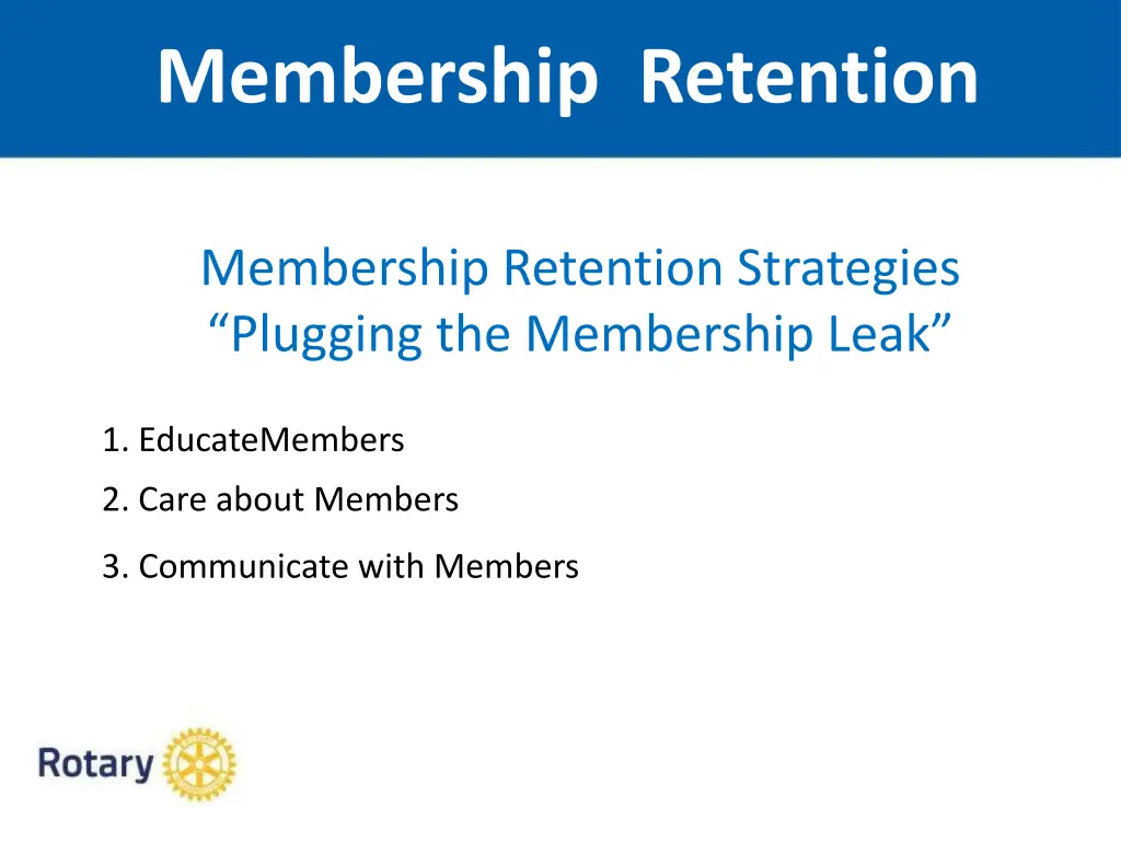 membership retention 7
