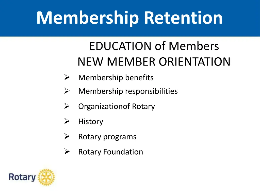 membership retention 8