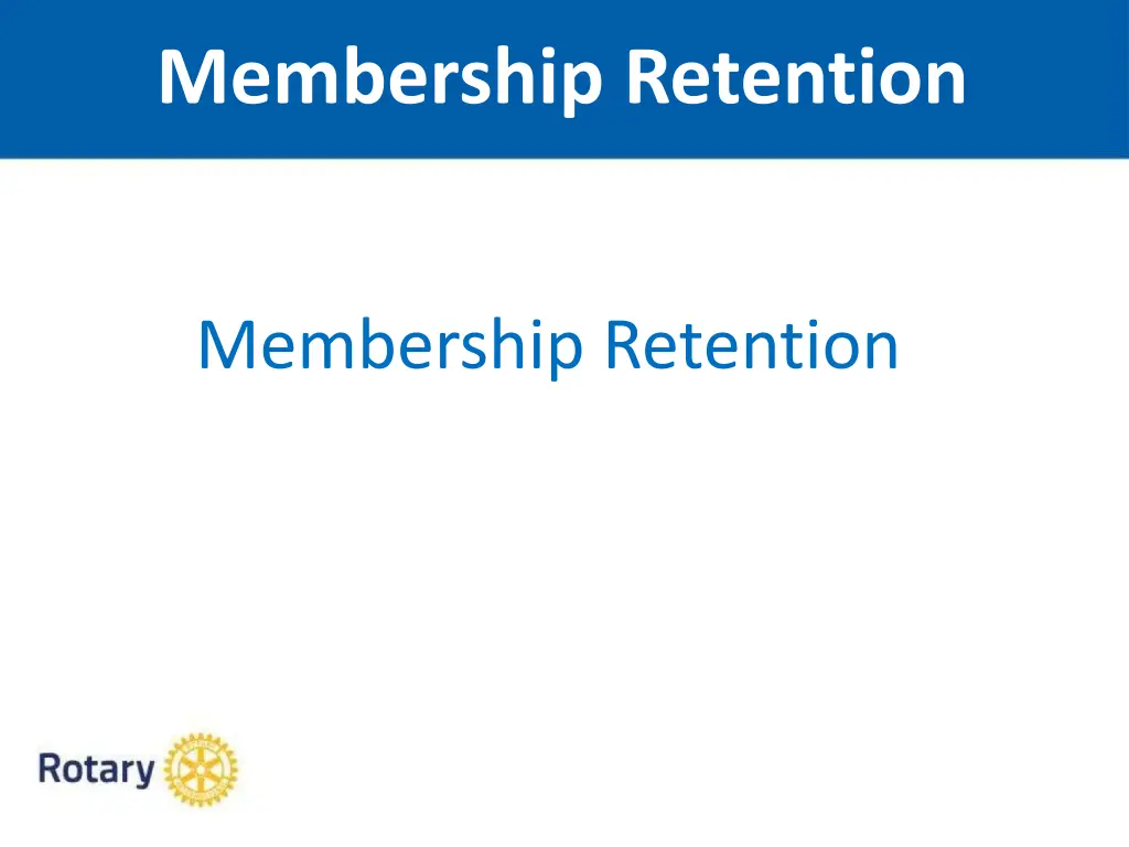 membership retention