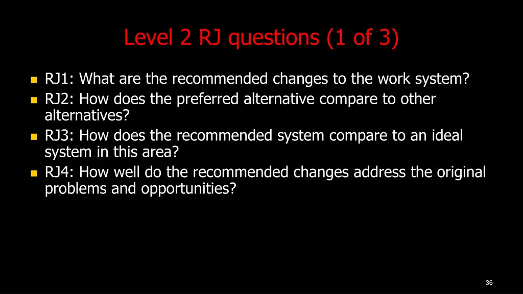 level 2 rj questions 1 of 3