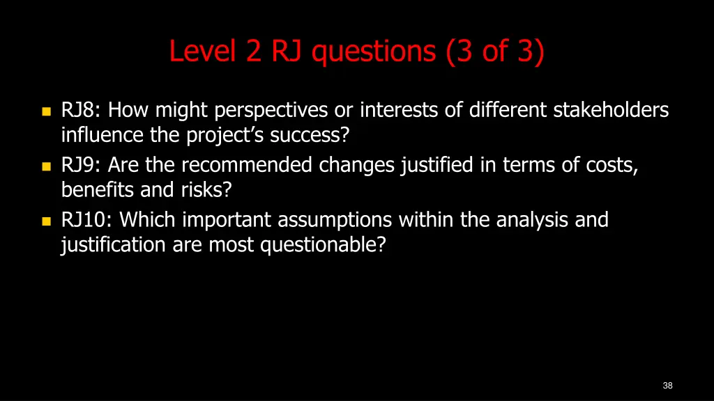 level 2 rj questions 3 of 3