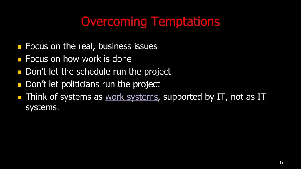 overcoming temptations