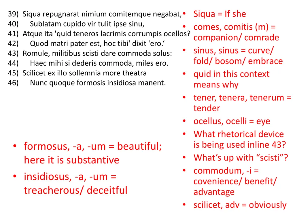 siqua if she comes comitis m companion comrade