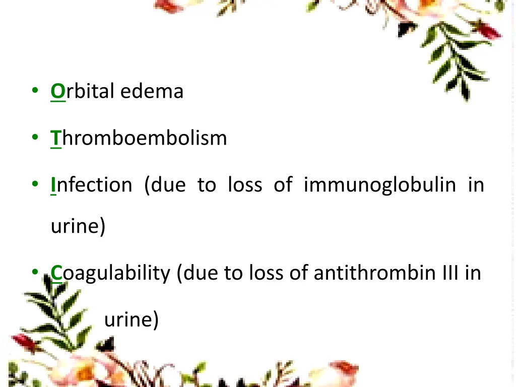 o rbital edema