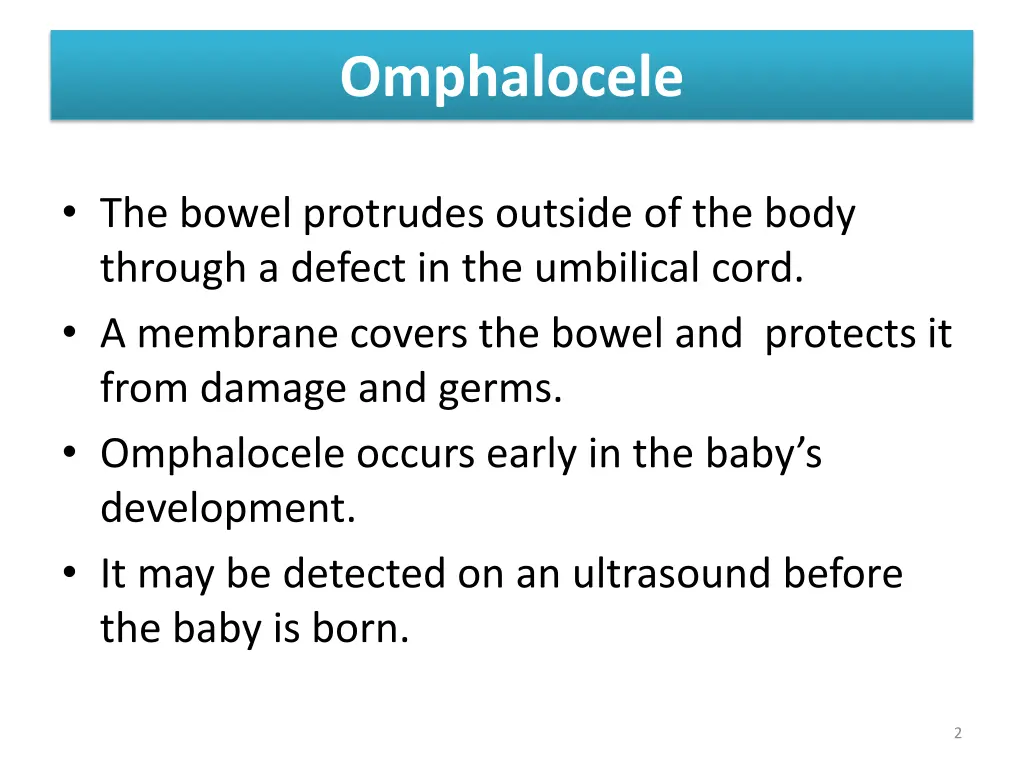 omphalocele