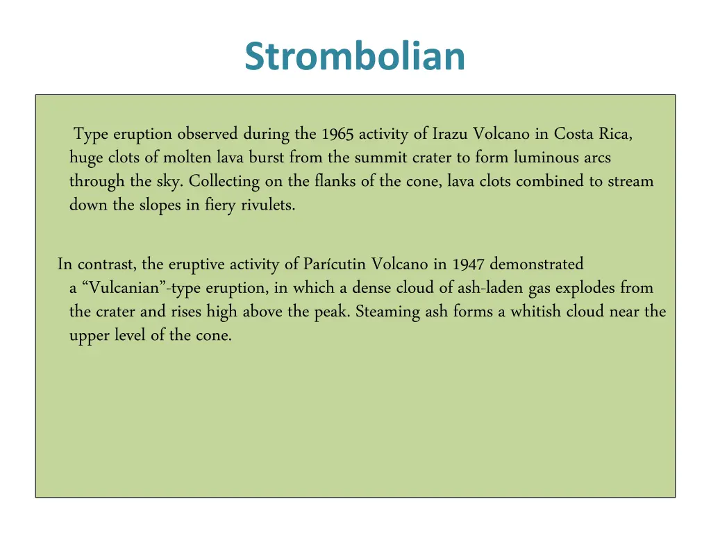 strombolian