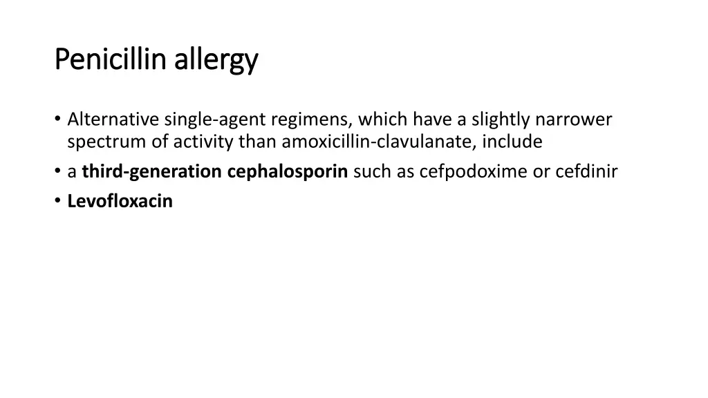 penicillin allergy penicillin allergy