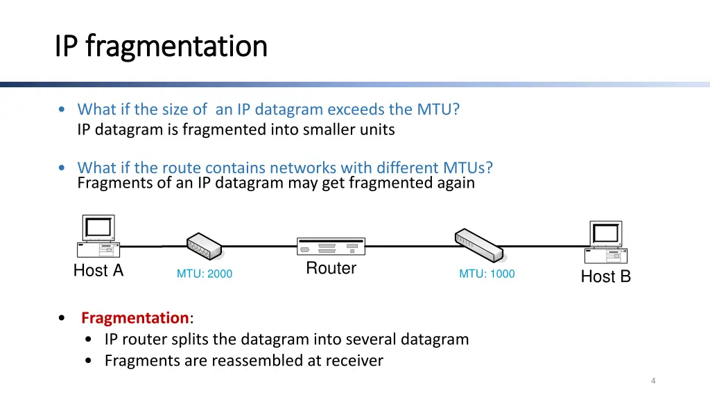 ip fragmentation ip fragmentation