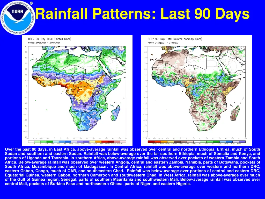 rainfall patterns last 90 days