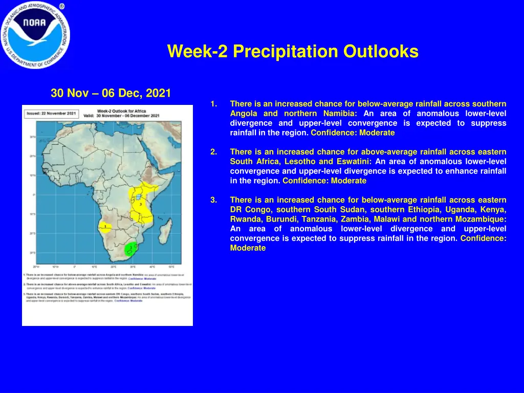 week 2 precipitation outlooks