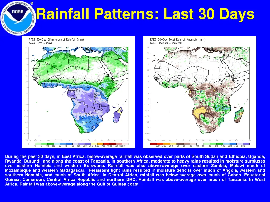 rainfall patterns last 30 days