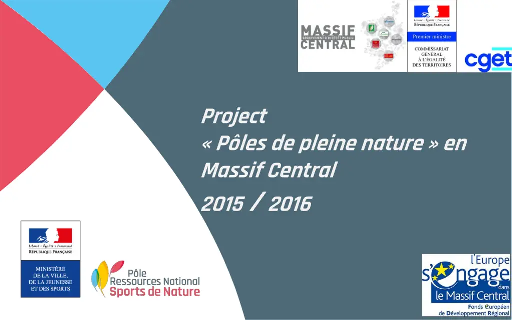 project p les de pleine nature en massif central