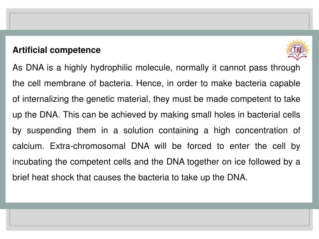 artificial competence