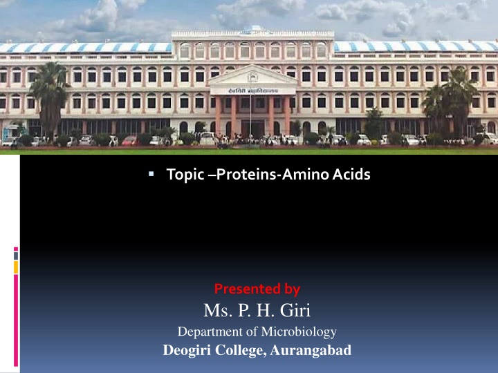 topic proteins amino acids