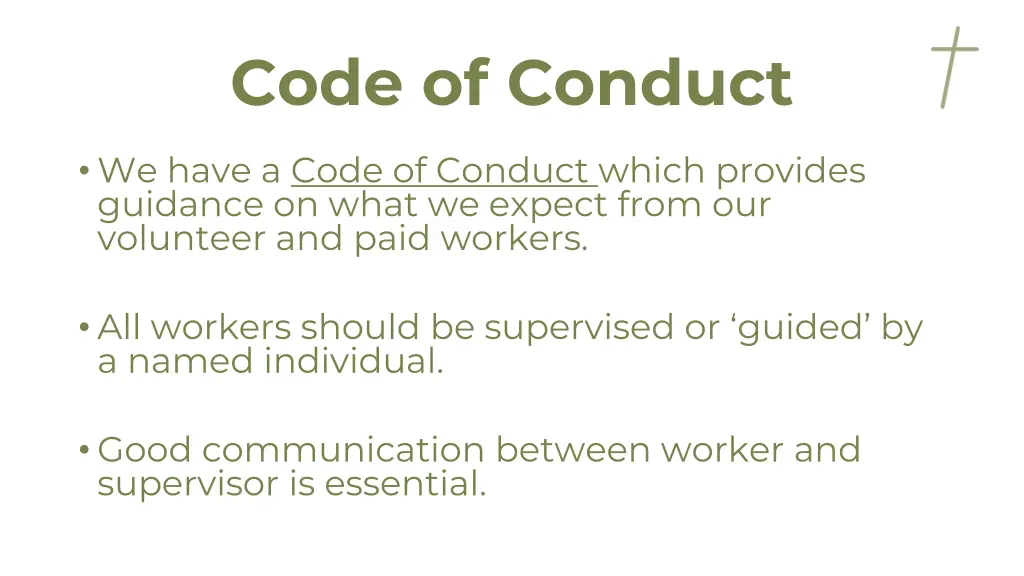 code of conduct