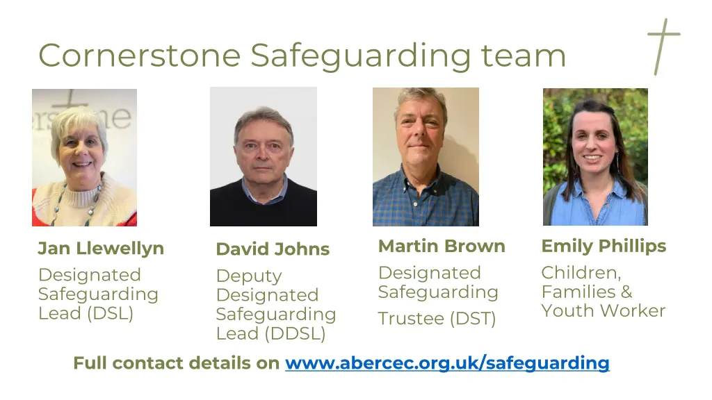 cornerstone safeguarding team