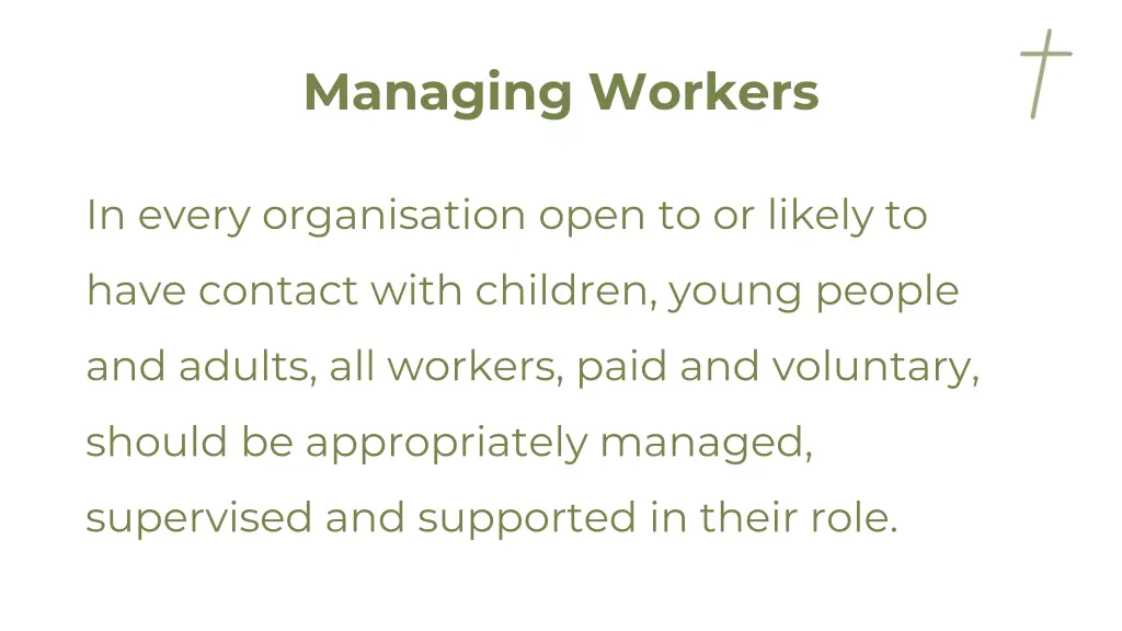 managing workers