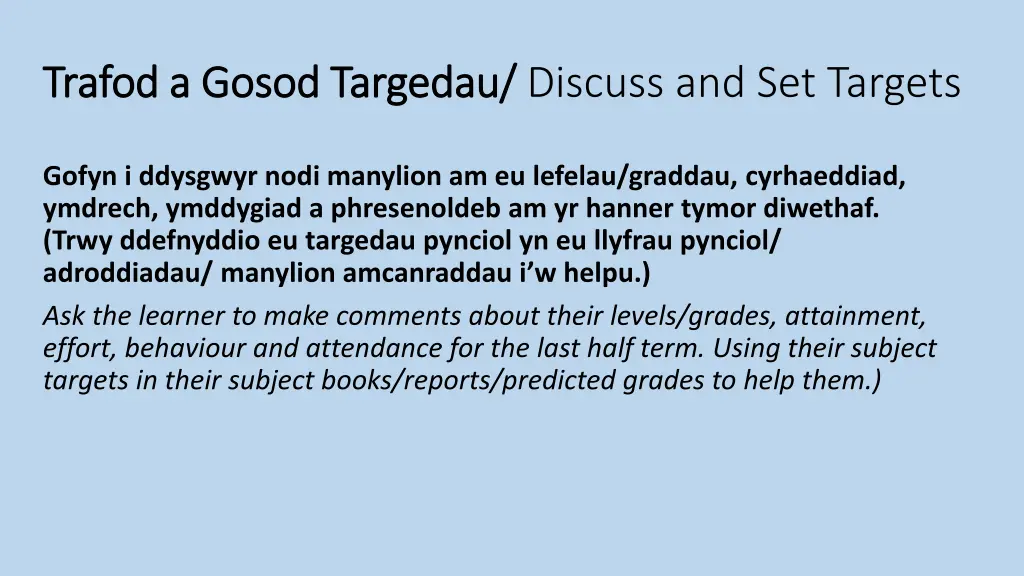 trafod trafod a a gosod