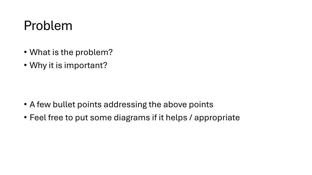 problem