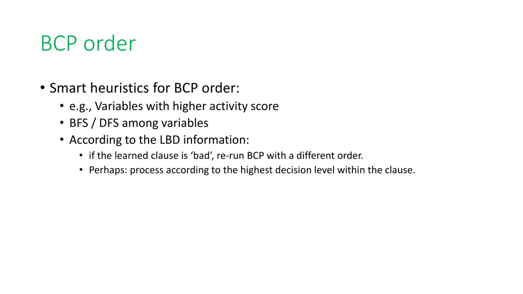 bcp order