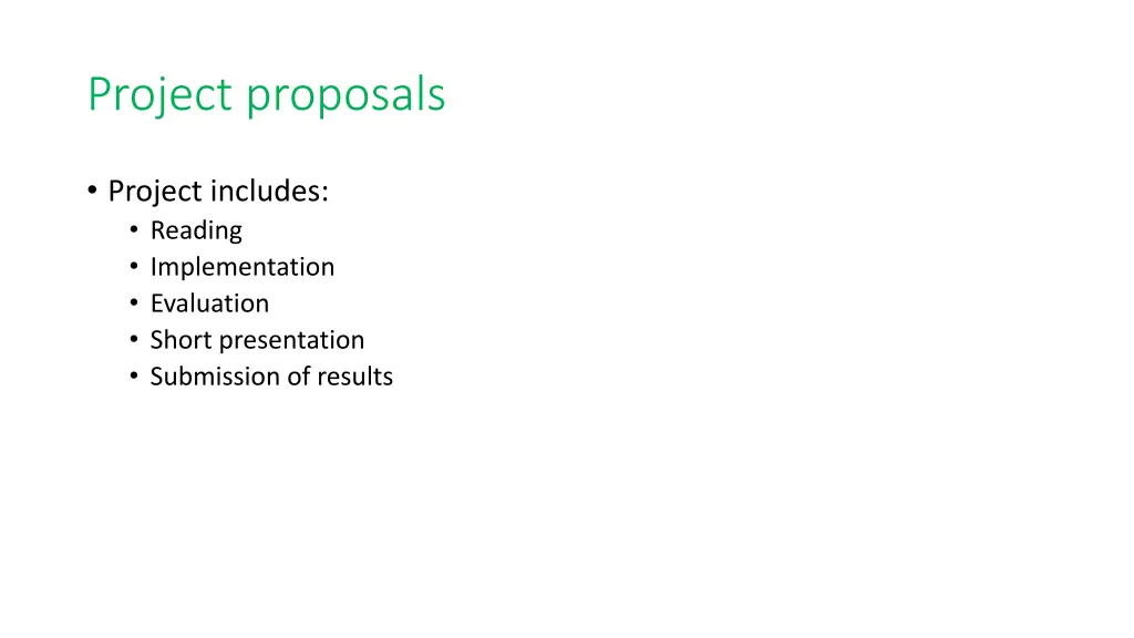 project proposals 1
