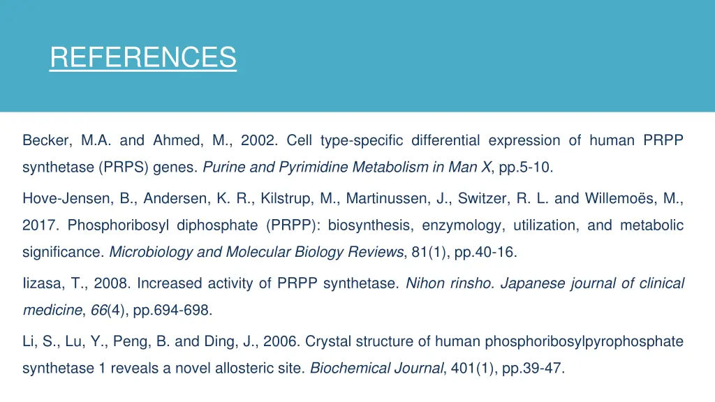 references