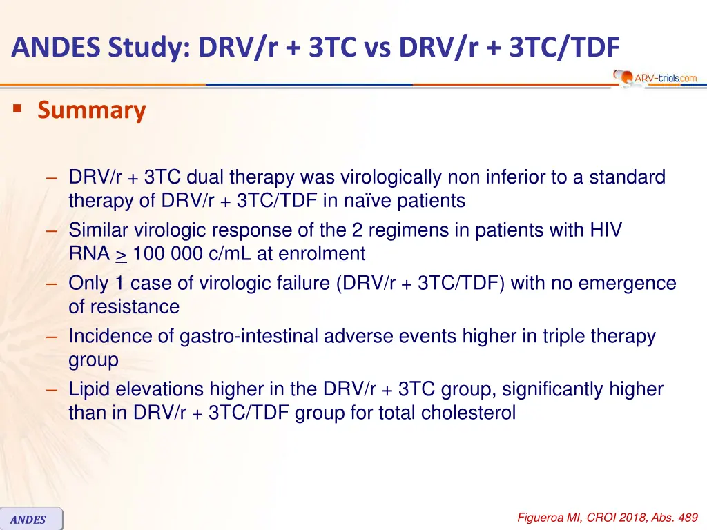 andes study drv r 3tc vs drv r 3tc tdf 3