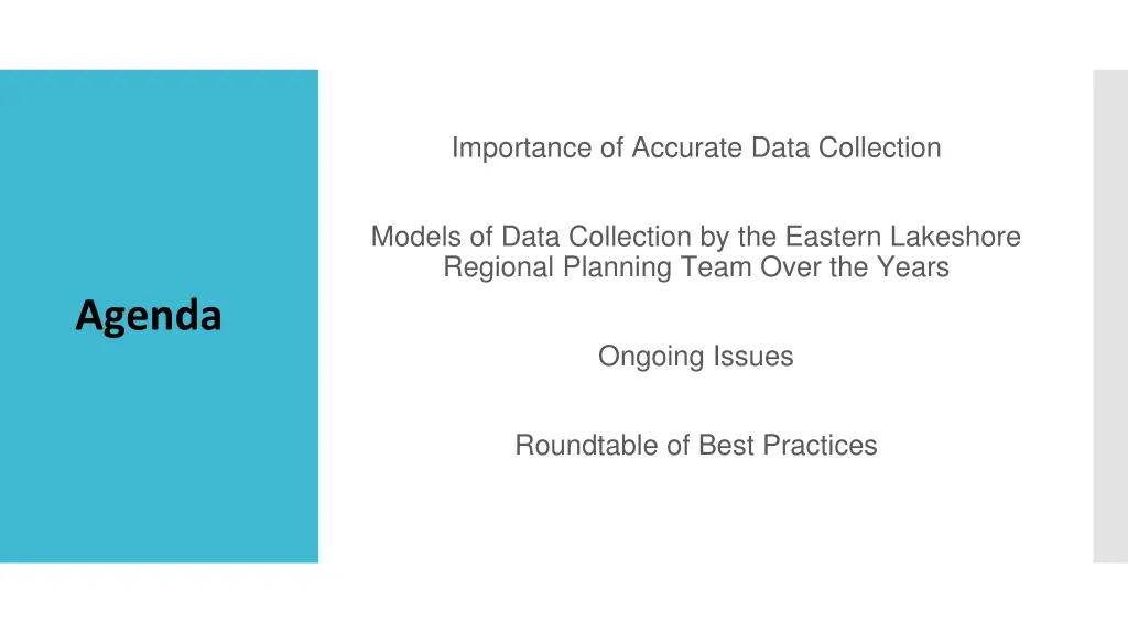 importance of accurate data collection