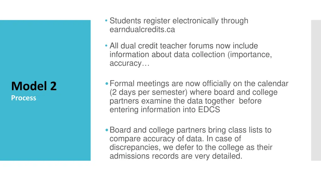 students register electronically through