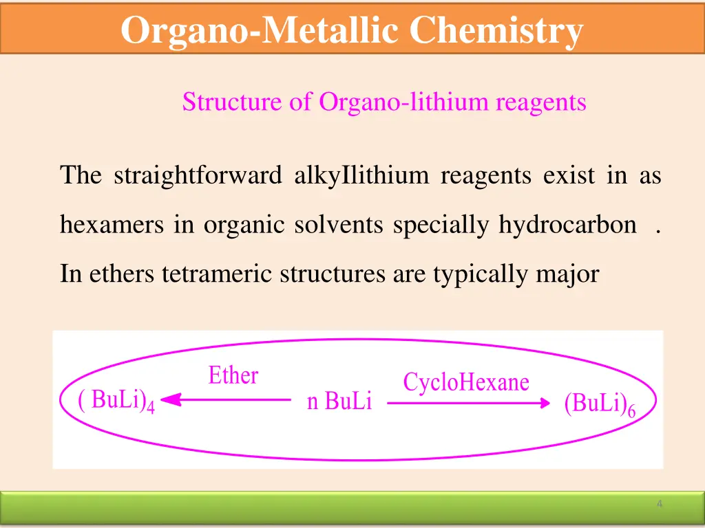 organo metallic chemistry 1