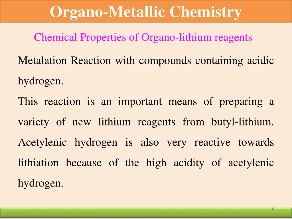 organo metallic chemistry 3