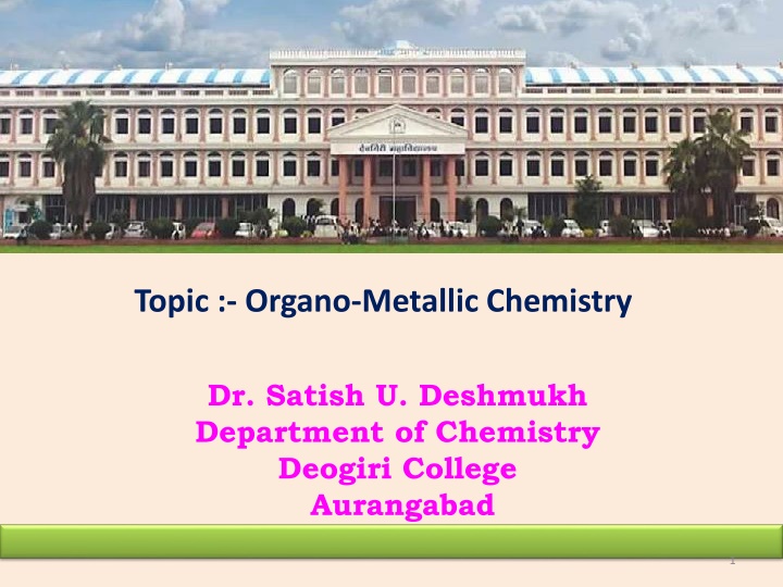 topic organo metallic chemistry