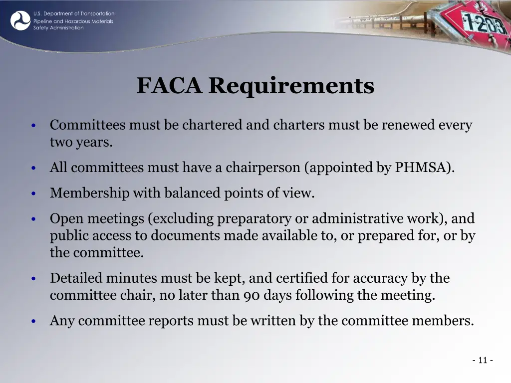 u s department of transportation pipeline 10