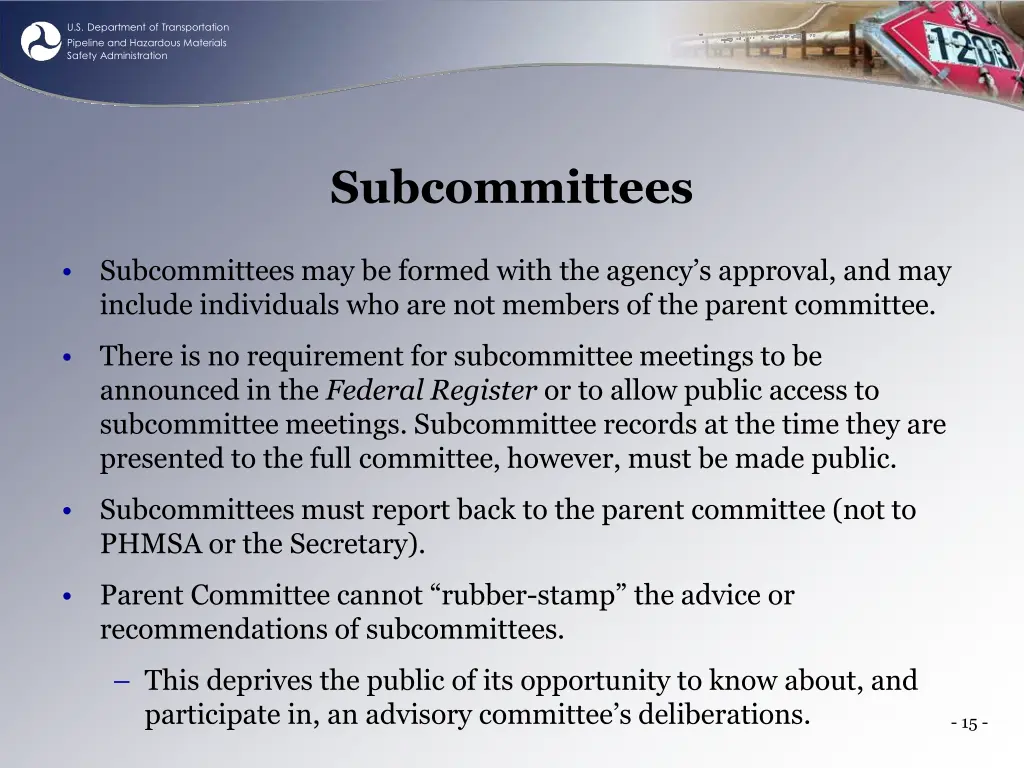 u s department of transportation pipeline 14