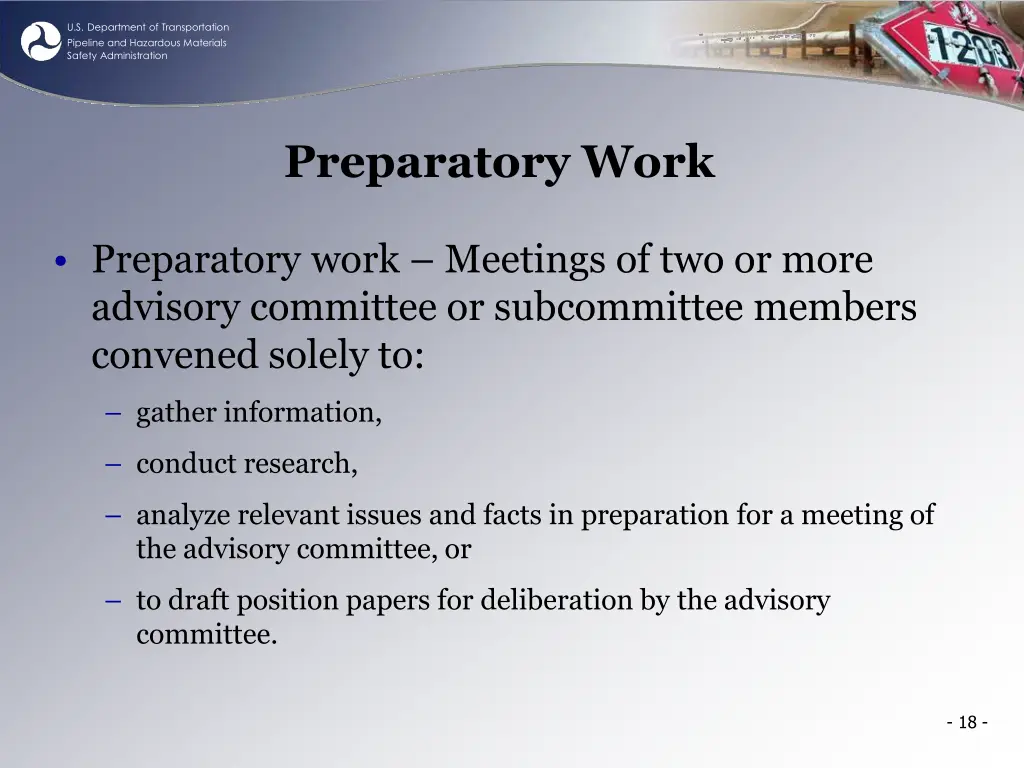 u s department of transportation pipeline 17